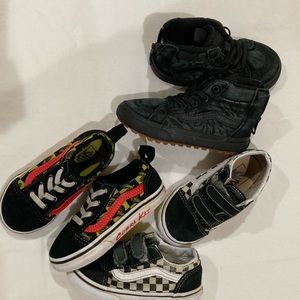 Vans Toddler 7.5 three shoe bundle